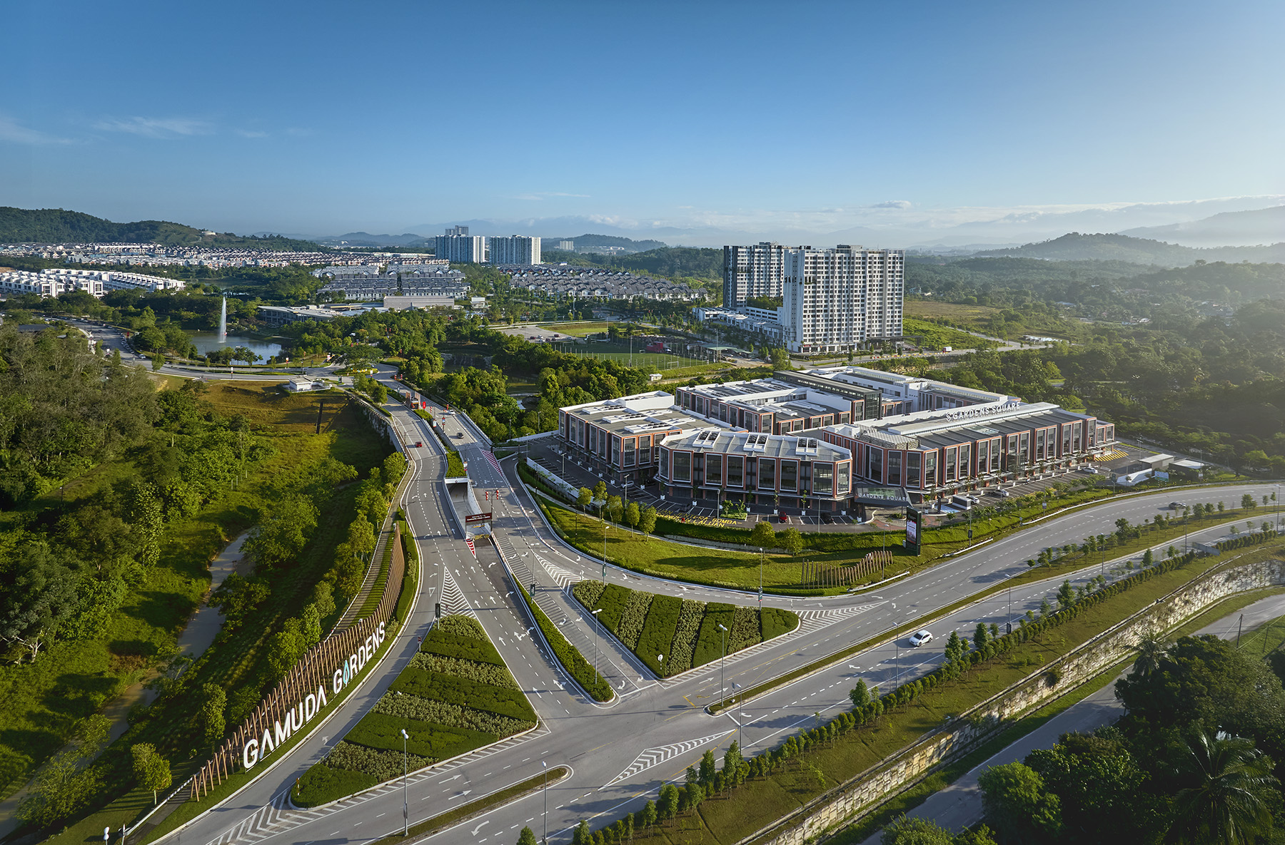 Gamuda Gardens Township aerial view
